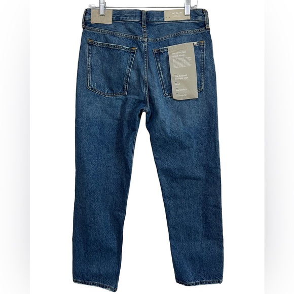 Everlane Jean The Relaxed Straight Fit Organic Cotton Medium Wash Women’s 27 - Picture 2 of 9